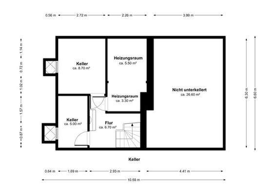 Grundriss Keller