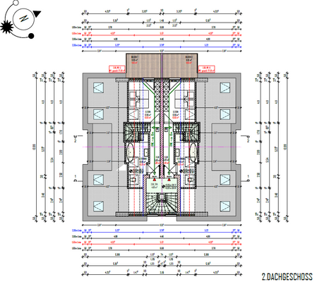 Neubauplanung: Grundriss DG 2