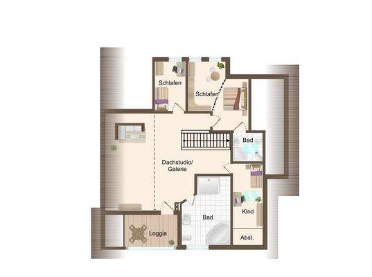 Grundriss Dachgeschoss