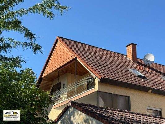 Blick auf dem Balkon