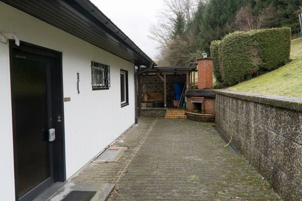 Eingangsbereich Hauptwohnung und Freisitz