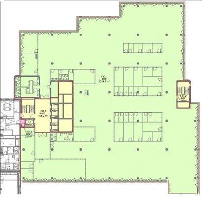 Grundriss 1 OG 2514 m²