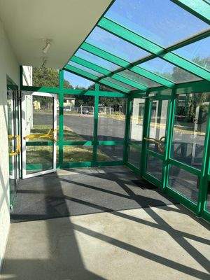 Büroobjekt, Vorbau Eingang