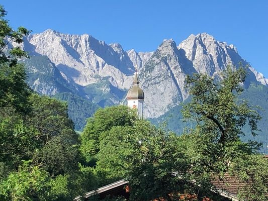 Blick vom Balkon