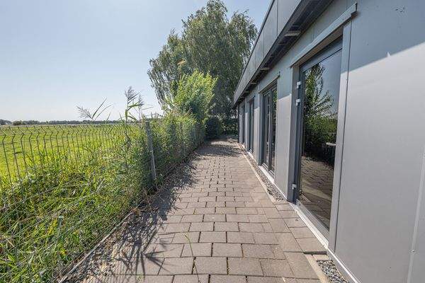 Mit Blick auf die Felder!