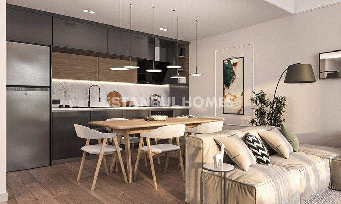Flats 400 Meters from Metro in Kağıthane İstanbul