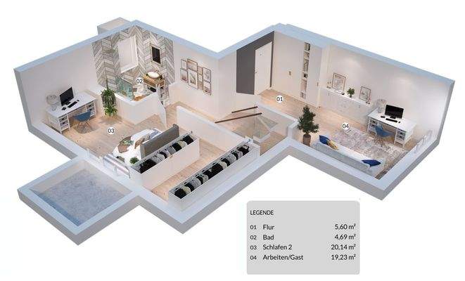 BI-25-05-H1-W1-ISO Wohnung Erdgeschoss