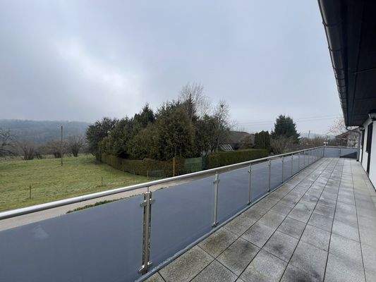 großzügiger Balkon