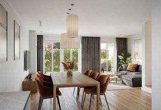 Offener Wohn- und Essraum