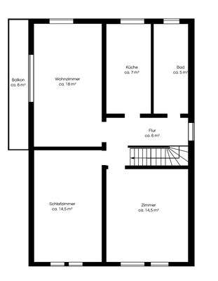 Grundriss Obergeschoss