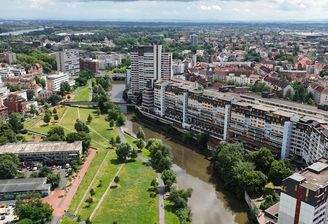 Luftaufnahme: Ihmezentrum