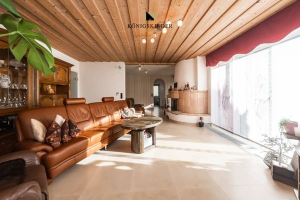 Wohnzimmer mit Kaminofen