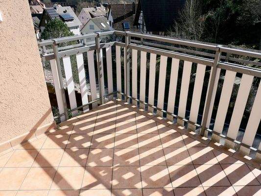 sonnige Dachterrasse