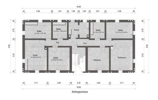Grundriss Keller