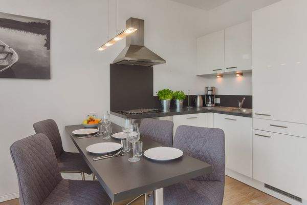 Küche und Essbereich