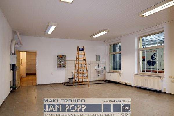 Werkstatt mit separatem Zugang