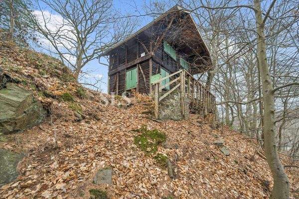 Holzhaus im Wald