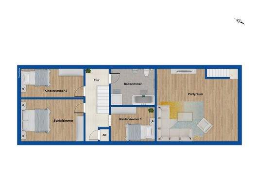 Grundriss Obergeschoss