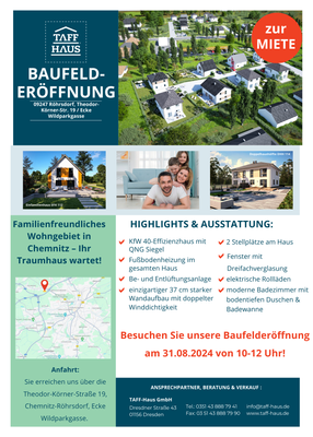 Flyer Baufelderöffnung