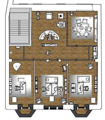 Grundriss Regelgeschoss Büro