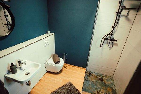 Gäste-Bad mit Dusche