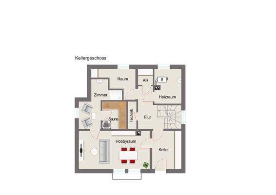 Grundriss Keller