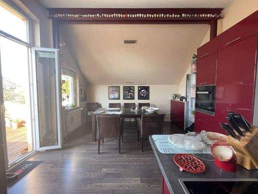 Küche im Obergeschoss