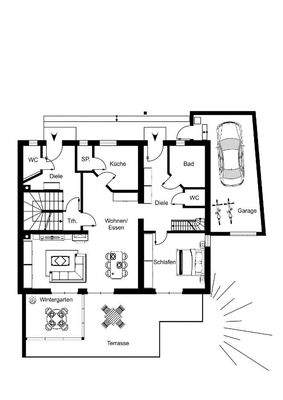 Grundriss Erdgeschoss