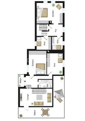 Grundriss Obergeschoss