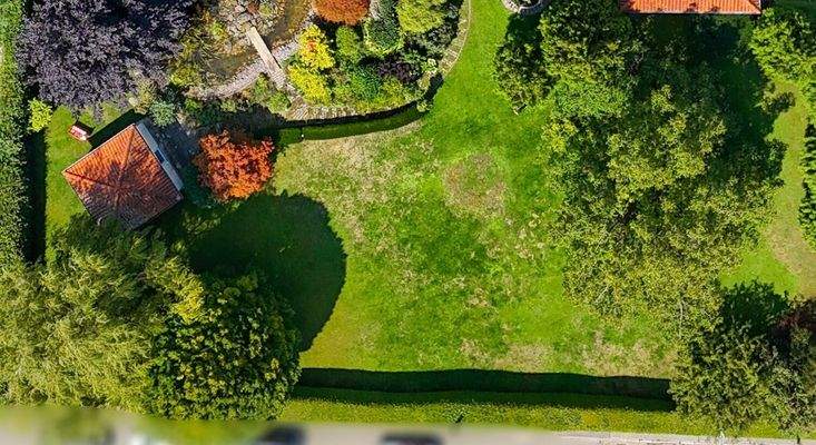 Draufsicht Teilbereich Grundstück