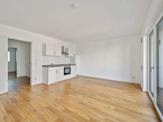 Ansicht II: Wohn- und Esszimmer