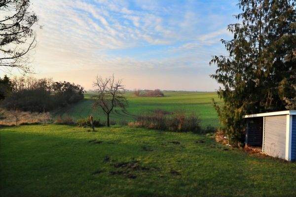 Ausblick vom Grundstück