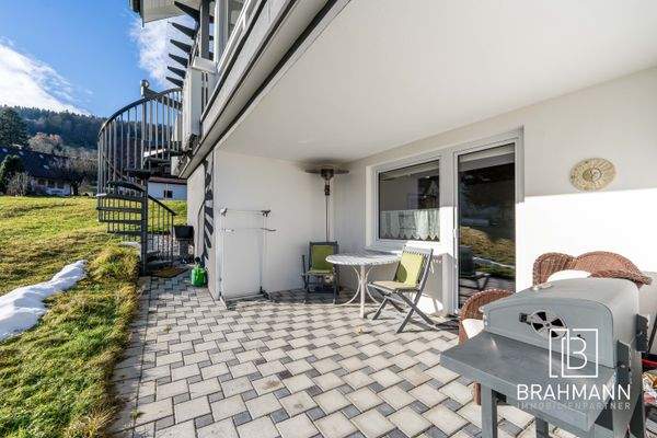 Terrasse im Untergeschoss