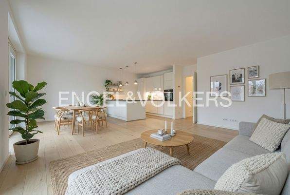 Wohn-, Koch- und Essbereich