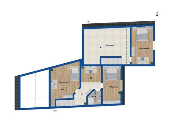 Grundriss Dachgeschoss