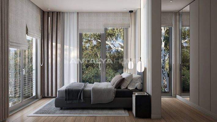 Real Estate with Sea Views and Gardens in Bodrum Konacık