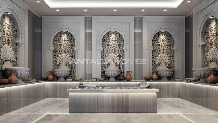 Spacious Real Estate in Complex with Hotel Concept in Alanya