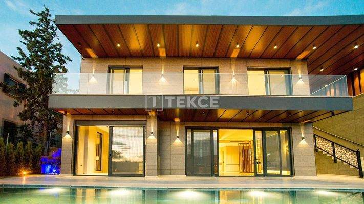 Villa with View and Private Pool in Yalikavak, Bodrum