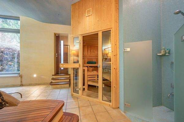 Sauna im Souterrain
