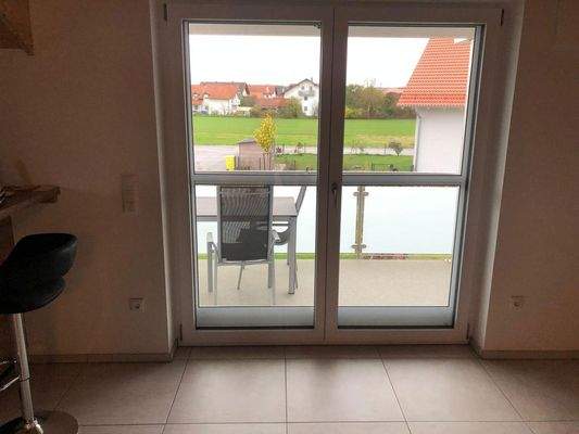 Ausblick Balkon von innen