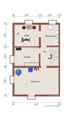 Grundriss Keller 5007