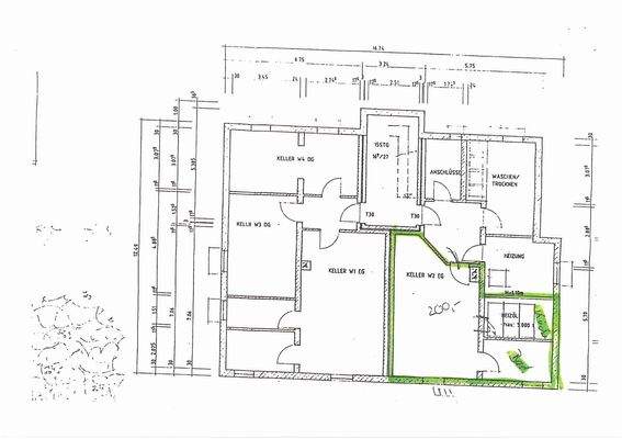 Grundriss Keller