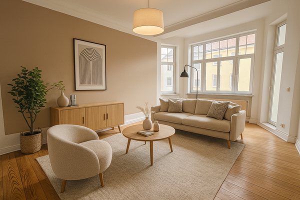 Beispielmöblierung Wohnzimmer