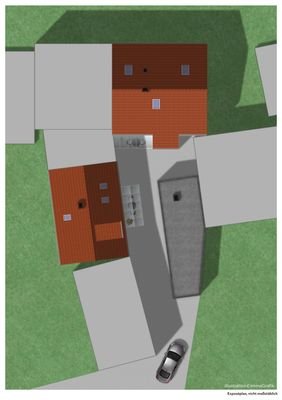 Lageplan Gebäudeensemble