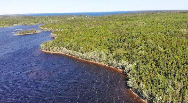 Cape Breton - Shaw Lake - 11,2 Hektar-Areal in her