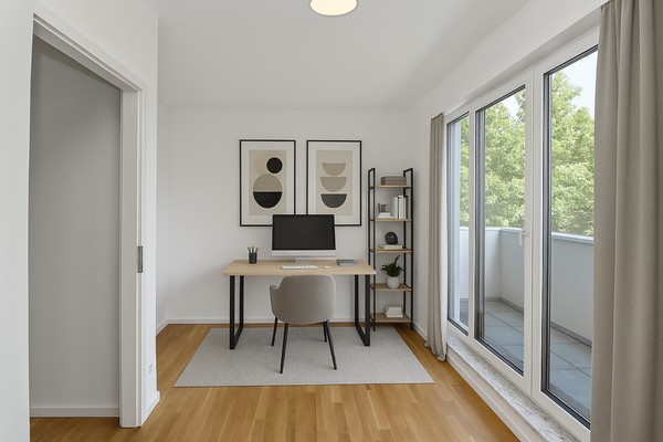 Zimmer 4 möbliert Visualisierung