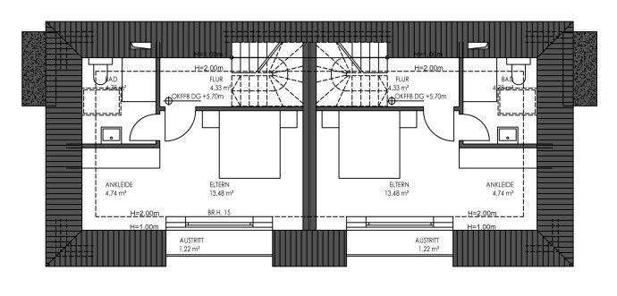 Grundriss Dachgeschoss