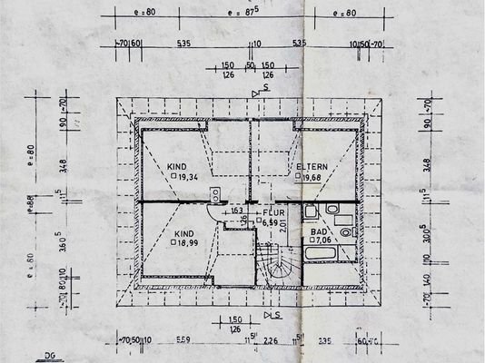 Grundriss Dachgeschoss