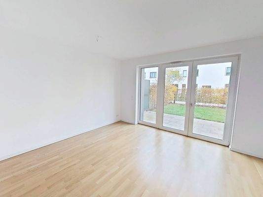 Ansicht II: Wohn- und Esszimmer