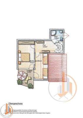 Grundriss Obergeschoss